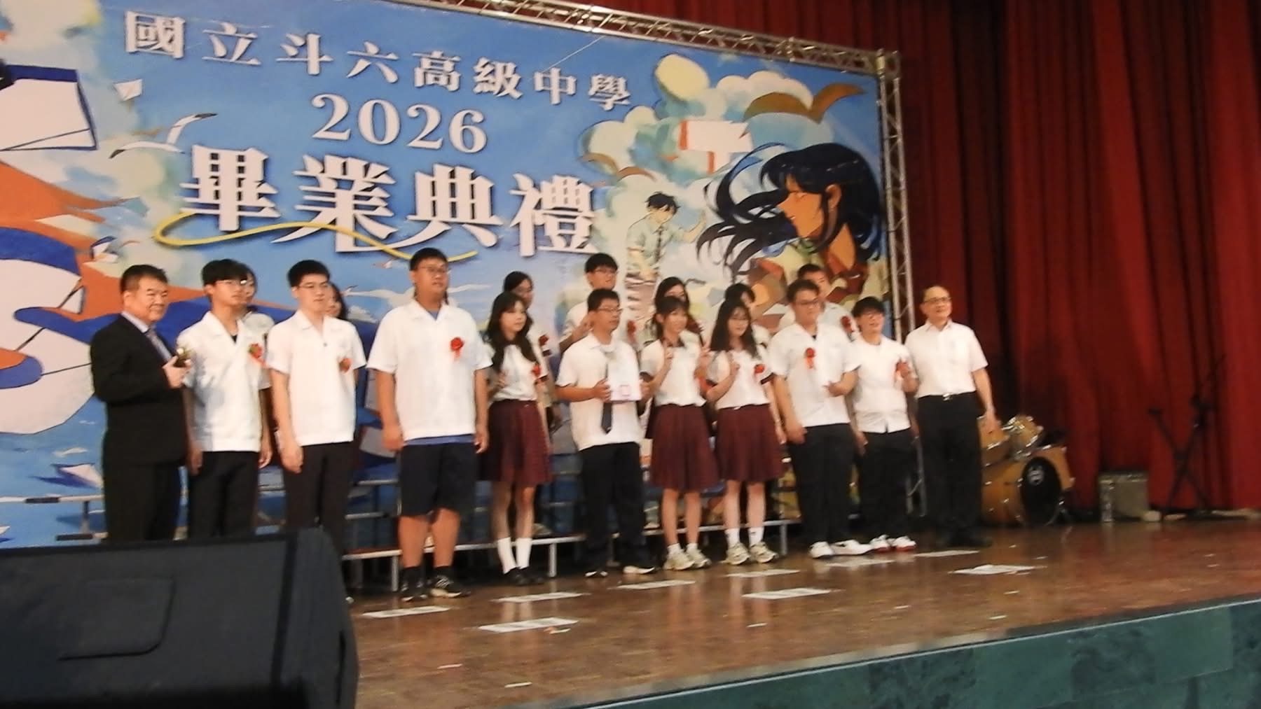 2026.06.04春不散場！斗六高中500餘名畢業生昂首啟航　高二在校生歡送超暖心